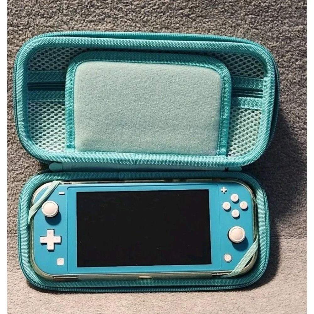 Nintendo Switch Lite 32GB Console - Turquoise With Animal Crossing Case Tested